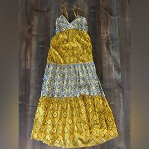 Zara maxi dress. Size extra small. Spaghetti strap with tie in the back